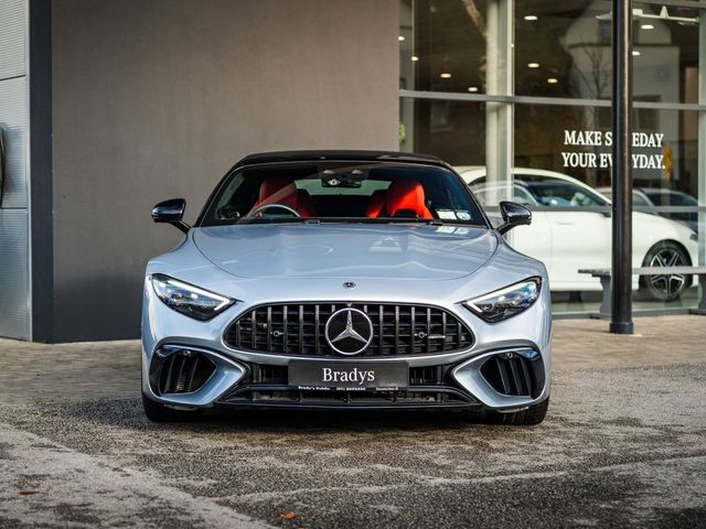 Image for 2023 Mercedes-Benz SL Class AMG SL55 V8 Bi-Turbo 4Matic Premium Plus--Upgraded Alloy Wheels, Night Pack, Burmester Sound, Memory Seats, Heads-Up Display, Carbon Trim, and More