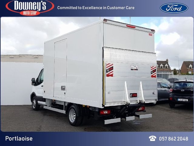 Image for 2025 Ford Transit LUTON 2.0 TD €65, 900 Inc Vat & 14 FOOT LUTON BODY WITH FLAP DOOR. 750 KG TAIL LIFT & SIDE LOADING DOOR.