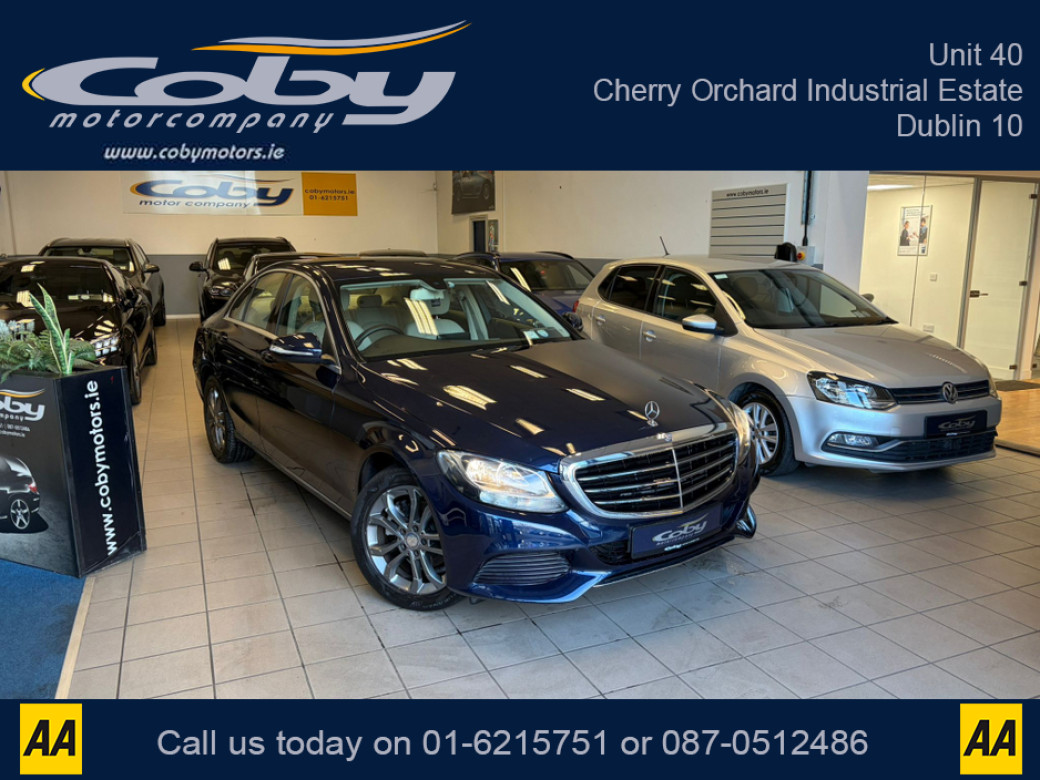 Image for 2015 Mercedes-Benz C Class 180 BLUETEC EXCLUSIVE AUTO 4DR. New NCT before collection, Tax, Full Leather, Reverse Camera, Dual Climate Control, MFSW, 2 Keys, Cruise Control, Full Electrics, BT, CD Player, Hands Free, and more.