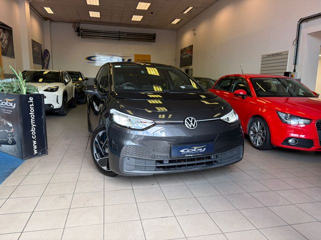Image for 2022 Volkswagen ID.3 PRO 150 KW Life DX 58kwh204HP ELECTRIC. 2Keys, 1/2 Leather, Full Electrics, Sat Nav, Dual Climate Control, Mirror Link, Heated Seats, Cruise Control, Revers Cam, Parking Sensors, Handsfree, & more.