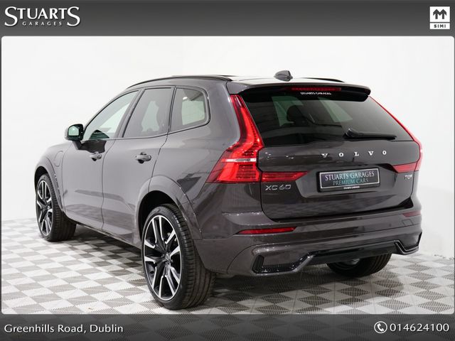 Image for 2025 Volvo XC60 XC60 T8 455HP AWD PHEV ULTRA DARK: PLATINUM GREY METALLIC WITH CHARCOAL LEATHER, 21” 5 SPOKE DIAMOND CUT ALLOYS, AIR SUSPENSION, PANORAMIC ROOF