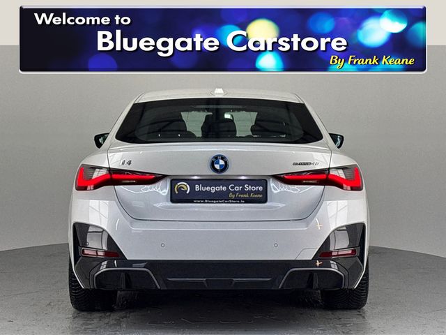 Image for 2022 BMW i4 EDRIVE40 M SPORT**FRONT HEATED SEATS**18 INCH ALLOYS**HALF LEATHER INTERIOR**TOUCH SCREEN INFOTAINMENT**REVERSE CAMERA**PARKING SENSORS**APPLE CARPLAY**ELECTRIC TAILGATE**KEYLESS START**