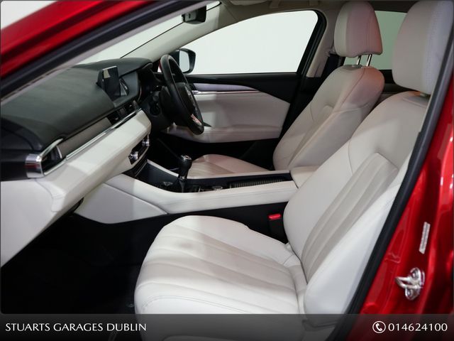 Image for 2020 Mazda Mazda6 2.0 PLATINUM SPORT STONE LEATHER*SOUL RED CRYSTAL WITH STONE LTHR, HEATED ELEC SEATS, BOSE, CAMERA, HEAD-UP DISPLAY, KEYLESS ENTRY, FOLDING MIRRORS, BLUETOOTH, AUDIO STREAMING, F&R SENSORS, LANE DEP