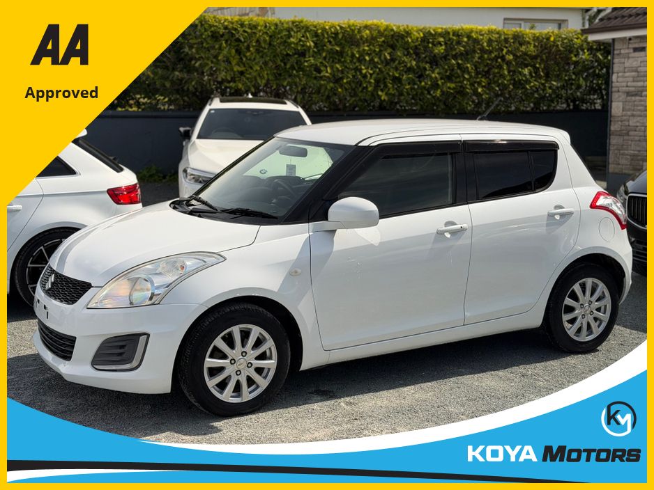 Image for 2015 Suzuki Swift 1.2 XG CVT PETROL AUTOMATIC // SNOW WHITE PEARL METALLIC // LANE ASSIST // PRIVACY PACK // COLLISION BRAKING ASSIST // REVERSING CAMERA // UPGRADED SPORT ALLOYS // AA DEALER APPROVED 2026