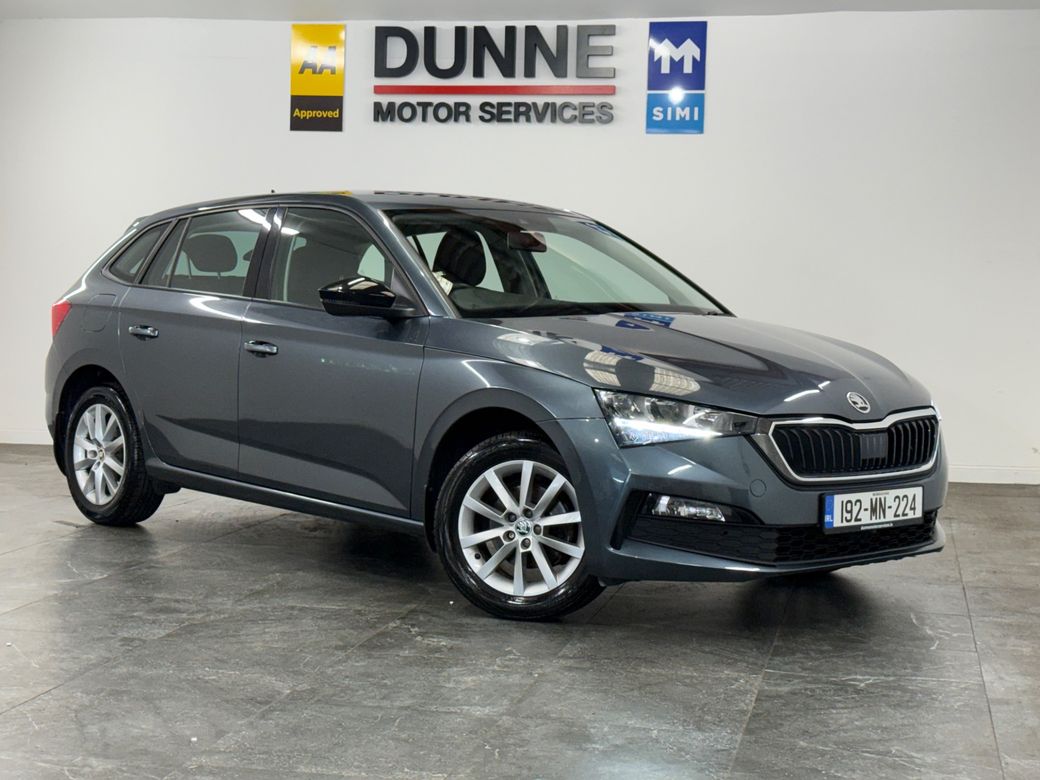Image for 2019 Skoda Scala **MULTI FUNCTION STEERING WHEEL **TOUCHSCREEN RADIO **APPLE CAR PLAY / ANDROID AUTO **ADAPTIVE CRUISE CONTROL **AUTO START STOP **REVERSING SENSORS **SAT NAV **AUTO LIGHTS **BLACK FABRIC SEATS **ELECT
