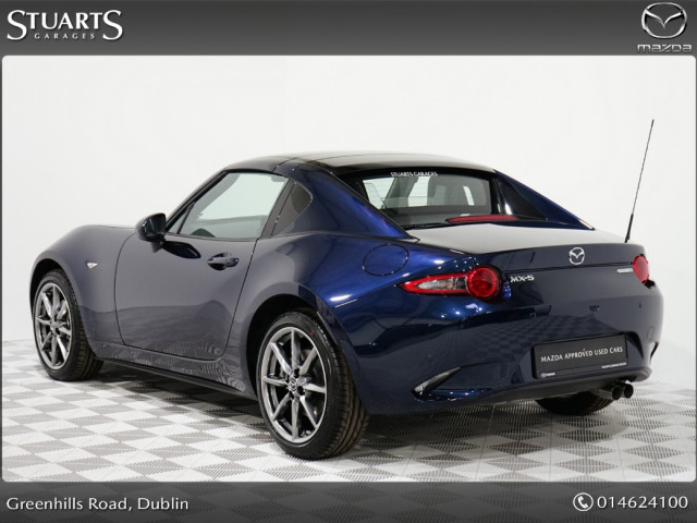 Image for 2024 Mazda MX-5 MX-5 RF 2.0 EXCLUSIVE 184PS*@ MAZDA SOUTH DUBLIN, DEEP CRYSTAL BLUE METALLIC WITH BLACK LEATHER*