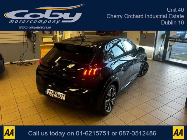 Image for 2021 Peugeot 208 E GT 136BHP 50KWH 4DR AUTO. New NCT done before collection, Alloy Wheels, Half Leather, Mirror Link, Cruise Control, Climate Control, Reverse Camera, WFSW, Parking Sensors, USB / USBC and more.