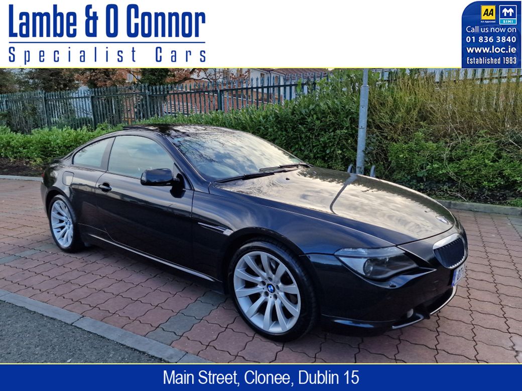 Image for 2007 BMW 6 Series 630I SPORT COUPE * PAN ROOF * SPORTS HEATED SEATS * BEST AVAILABLE *