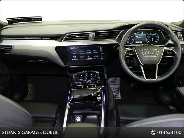 Image for 2023 Audi e-tron *SOLD DEPOSIT TAKEN*E-TRON 55 S LINE QUATTRO: 360 CAMERA, BANG AND OLUFSEN SOUND, MYTHOS BLACK METALLIC CONTRASTING GREY VALCONA LEATHER, 21” DIAMOND CUT ALLOYS