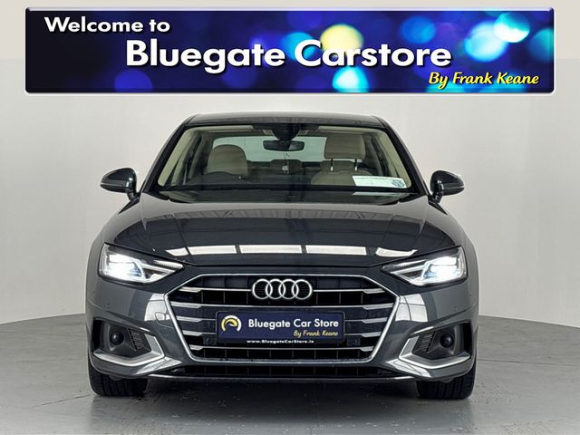 Image for 2021 Audi A4 LIMOUSINE 35 TDI 163BHP S-TRONIC**MULTIFUNCTIONAL STEERING WHEEL**CREAM LEATHER INTERIOR**FRONT HEATED SEATS**APPLE CARPLAY**REVERSE CAMERA**PARKING SENSORS**SEMI DIGITAL DASH**FINANCE AVAILABLE