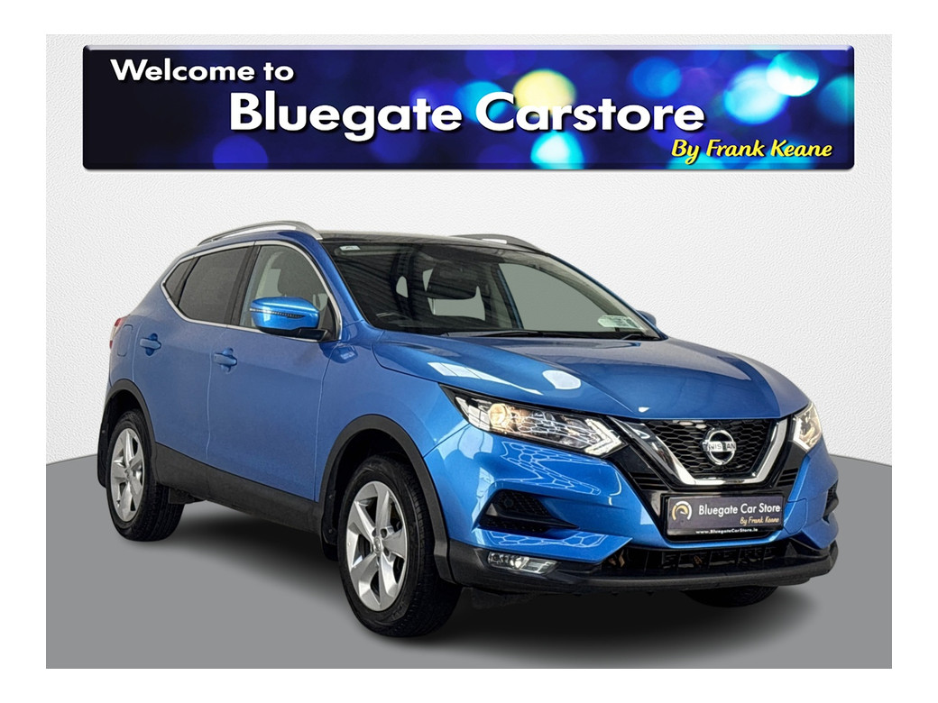 Image for 2019 Nissan Qashqai 1.3 SV MY19 4DR**FULL BLACK CLOTH INTERIOR**DUAL CLIMATE CONTROL**PANORAMIC ROOF**TOUCHSCREEN INFOTAINMENT**BLUETOOTH**REVERSE CAMERA**ELECTRONIC HAND-BREAK**ISOFIX**FINANCE ARRANGED**