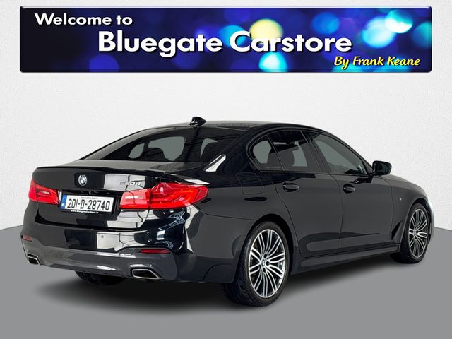 Image for 2020 BMW 5 Series D G30 M SPORT NEW NCT**HARMON KARDON SOUND SYTEM **BLACK LEATHER INTERIOR**FRONT HEATED ELECTRIC SEATS**TOUCH SCREEN INFOTAINMENT**REVERSE CAMERA**APPLE CARPLAY**DUAL CLIMATE CONTROL**DRIVE MODES**