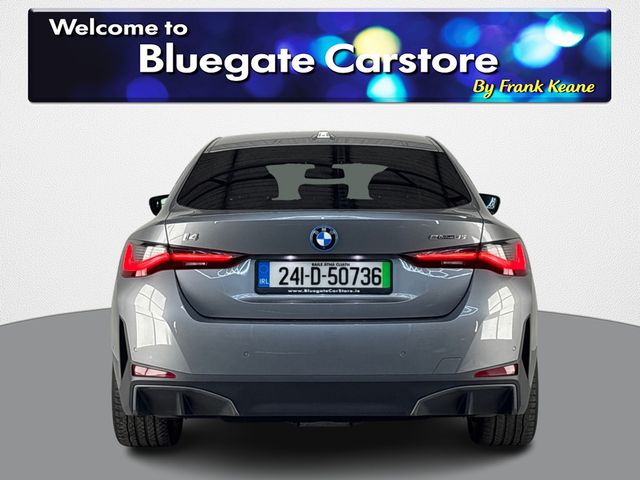 Image for 2024 BMW i4 EDRIVE35 SPORT**HARMON KARDON**HALF LEATHER INTERIOR**FRONT HEATED SEATS**REVERSE CAMERA**ELECTRIC HANDBRAKE**PARKING SENSORS**APPLE CARPLAY**HEADS UP DISPLAY**DRIVE MODES**FINANCE ARRANGED**