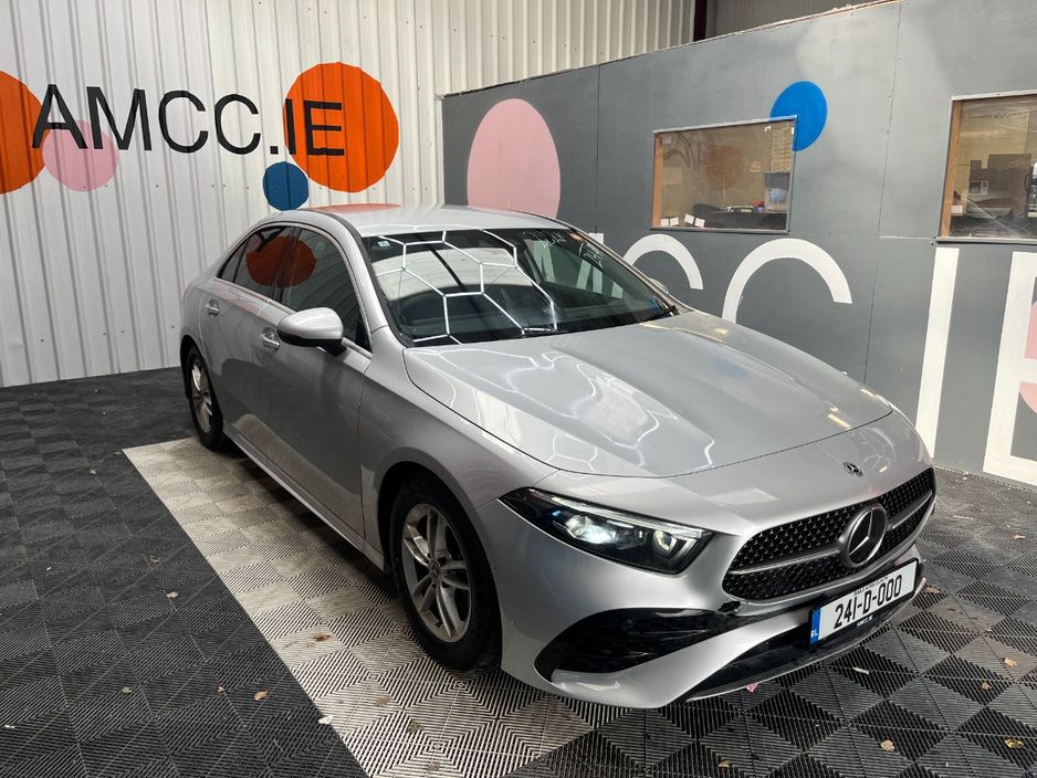 Image for 2024 Mercedes-Benz A Class €38950 2024 MERCEDES-BENZ A200D SEDAN FINAL EDITION 2.0 AUTOMATIC / CRUISE CONTROL / REVERSE CAMERA / ELECTRIC MEMORY & HEATED SEATS / PADDLE SHIFTERS / AMBIENT LIGHTS AND MORE