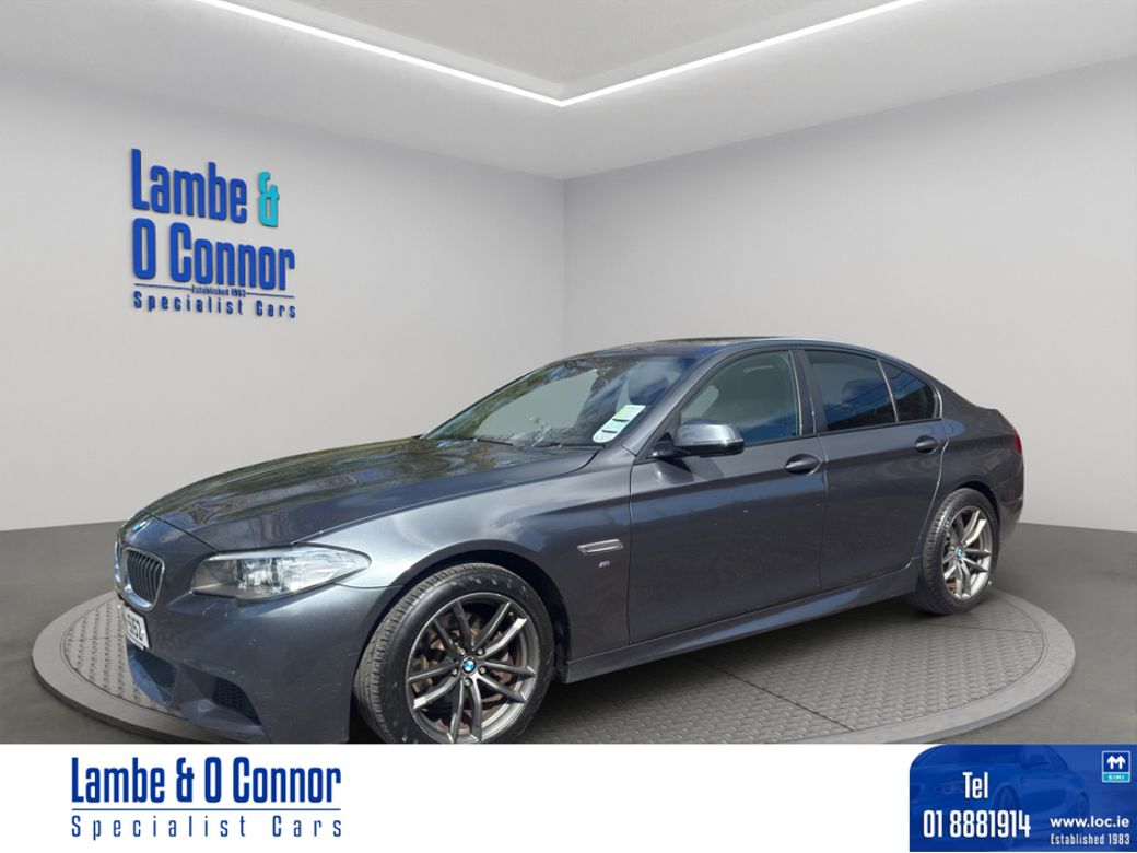 Image for 2016 BMW 5 Series 520d M SPORT AUTO * GREY MET / BLACK LEATHER * REVERSE CAMERA * SAT NAV * HEATED SEATS * 