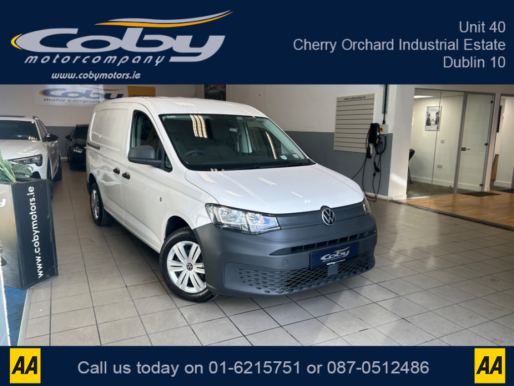 Image for 2021 Volkswagen Caddy CARGO+ MAXI LWB TDI 102HP MANUAL 6SPEED €15950 plus VAT. Pristine 1 Owner Irish Van, FSH, DOEd. Apple CarPlay, Full Electrics, MFSW, ArmRest. Stunning VAN.