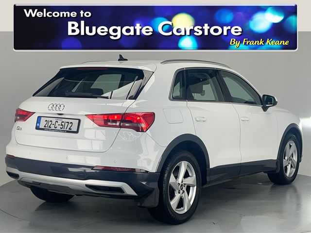 Image for 2021 Audi Q3 35 TDI 150 S-TRONIC SE 4DR AUTO 40**BLACK LEATHER INTERIOR**DIGITAL CLIMATE CONTROL**CRUISE CONTROL**ANDROID AUTO/APPLE CARPLAY**DRIVE MODE SELECTION**FRONT & REAR PARK ASSIST**HISTORY CHECKED**