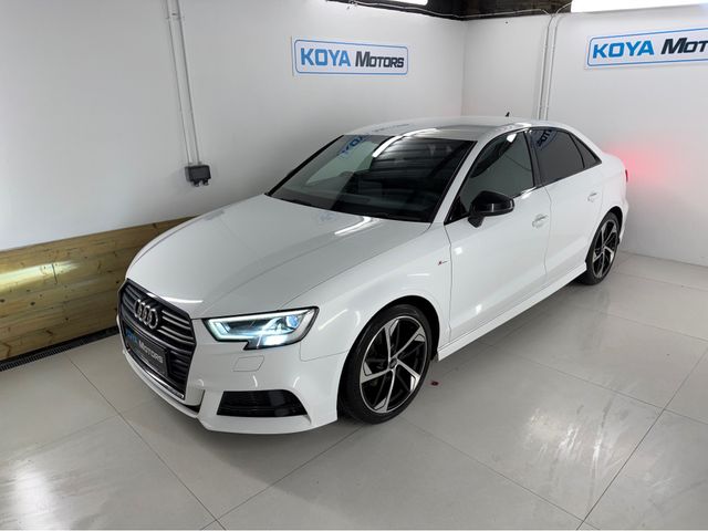 Image for 2019 Audi A3 1.0 30 TFSI LIMOUSINE 116HP S LINE BLACK EDITION // IRISH CAR FROM NEW // FULL AUDI MAIN DEALER HISTORY // FACTORY BLACK EDITION // FLAT BOTTOM STEERING WHEEL // UPGRADED AUDI SPORT ALLOYS