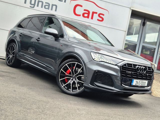 Image for 2021 Audi Q7 55e TFSI S Line Quattro, Black Pack, Comfort & Sound Pack, Black Leather, Privacy Glass, 22" Alloys, First Registered in July 2021 - Trade in Price €50, 555