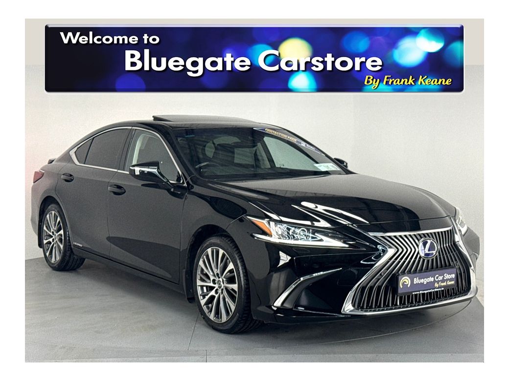 Image for 2021 Lexus ES 300h 2.5 ES 218BHP NEW NCT*BLACK LEATHER INTERIOR*FRONT HEATED SEATS*HEATED STEERING WHEEL*PANORAMIC SUNROOF*REVERSE CAMERA*DUAL CLIMATE CONTROL*DIGITAL MEDIA DISPLAY*SATNAV*18"ALLOYS*KEYLESS START*