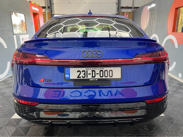 Image for 2023 Audi Q8 €57950 2023 AUDI Q8 E-TRON 55 QUATTRO S LINE AUTOMATIC / CRUISE CONTROL / 360° CAMERA / ELECTRIC MEMORY & HEATED SEATS / PADDLE SHIFTERS / AMBIENT LIGHTS / APPLE CARPLAY / HEATED REAR SEATS AND MOR