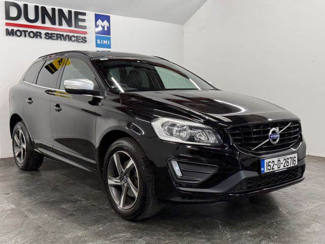 Image for 2015 Volvo XC60 **D4 **R-DESIGN **181BHP **DIGITAL CLUSTER **HEATED HALF LEATHER HALF ALCANTARA SEATS **DIGITAL RADIO **HEATED HALF LEATHER HALF ALCANTARA SEATS **CRUISE CONTROL **LED HEADLIGHTS / TAILIGHTS **18" DIA