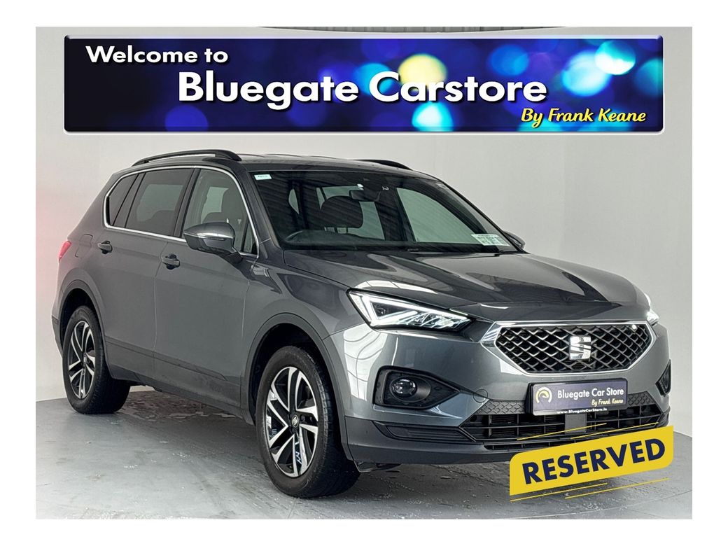 Image for 2020 SEAT Tarraco 1.5 TSI 150HP 7SEATER**DIGITAL DASH**MULTIFUNCTIONAL STEERING WHEEL**KEYLESS START**DRIVE MODES**GREY CLOTH INTERIOR**REVERSE CAMERA**PARKING SENSORS**FINANCE AVAILABLE**