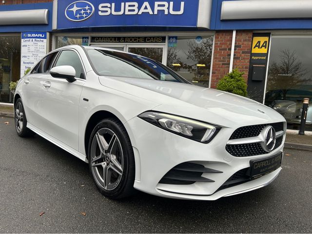 Image for 2021 Mercedes-Benz A Class 250 AMG LINE E-Hybrid Auto in Ice-White & Black Detail - Top Trade-in & Great Finance Deals - Approved C&R Warranty