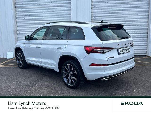Image for 2022 Skoda Kodiaq SPORTSLINE 2.0 TDI 200 BHP AUTOMATIC 4X4 7 SEATER *WITH SPORTSLINE PACK, WIRED TOW BAR ABD UPGRADED ALLOY WHEELS**