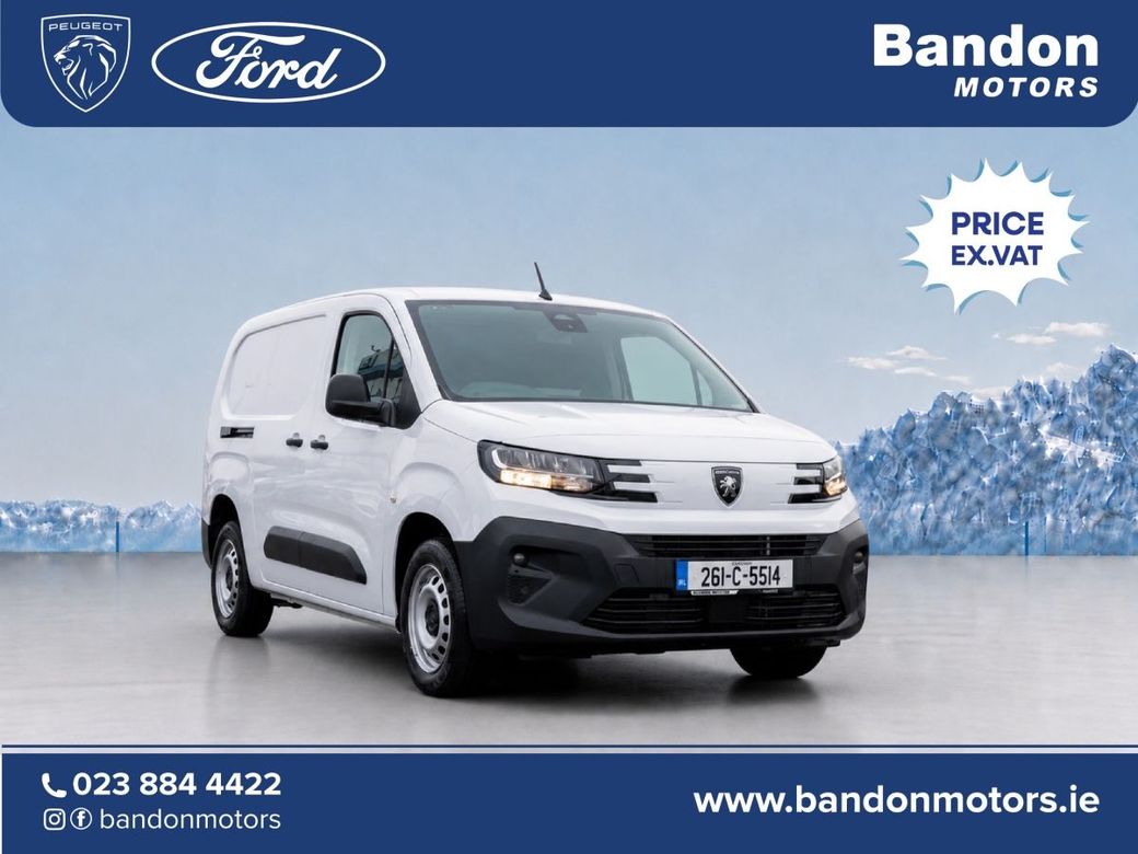 Image for 2026 Peugeot Partner Save 3, 000. Pre Reg 2026 LWB PARTNER PROF PLUS 1.5 HDI 100