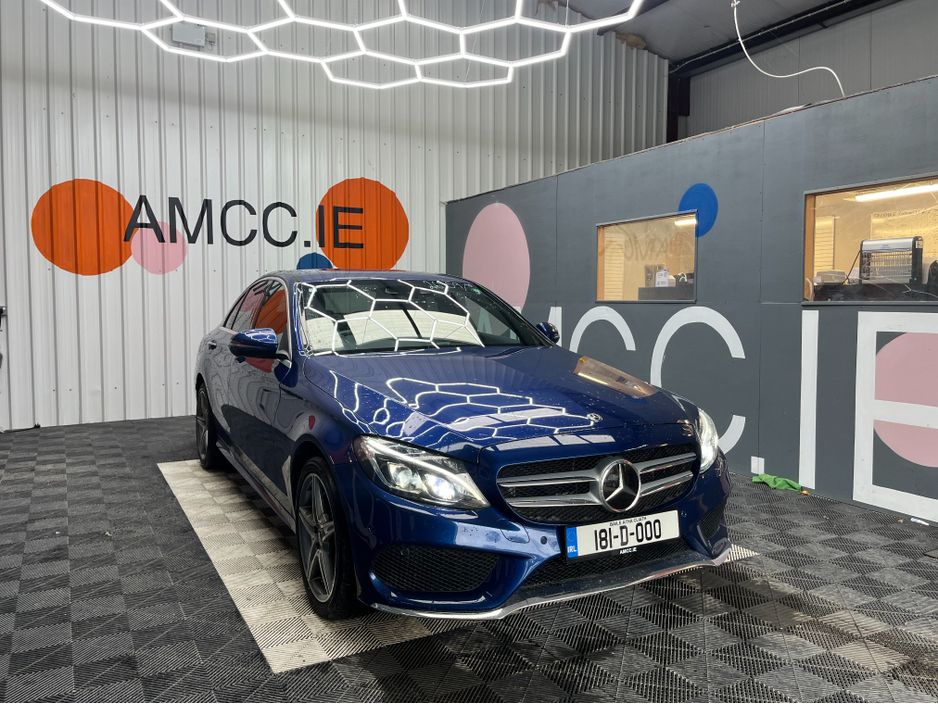 Image for 2018 Mercedes-Benz C Class €23950! 2018 MERCEDES C CLASS C220D AUTOMATIC AMG-LINE / REVERSE CAMERA / HEATED LEATHER INTERIOR