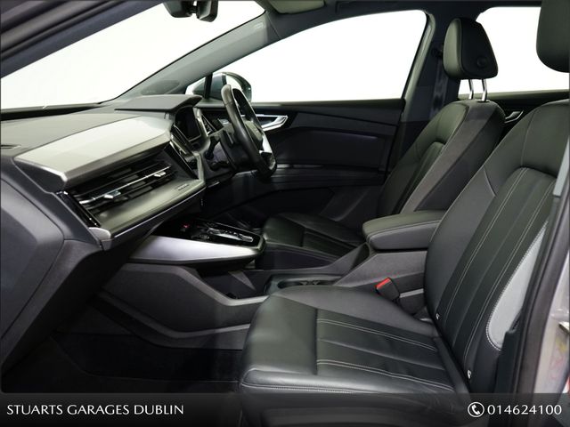 Image for 2022 Audi Q4 *IRISH CAR, 1 OWNER* 40 – BIGGER BATTERY* Q4 E-TRON SPORT SUV: TYPHOON GREY WITH BLACK LEATHER, 20” S/LINE ALLOYS, HEATED SEATS, REVERSING CAMERA