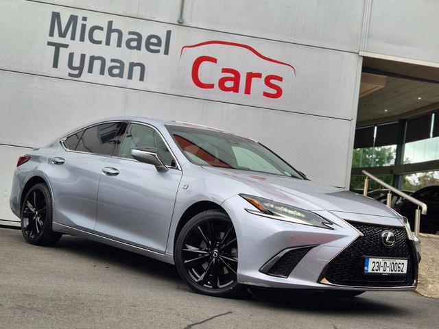 Image for 2023 Lexus ES 300h 2.5 Petrol Hybrid F Sport Automatic (218bhp) Electric Sunroof, Upgraded Sterio ( Mark Levinson), CarPlay, Black Leather, 19" Black Alloys 