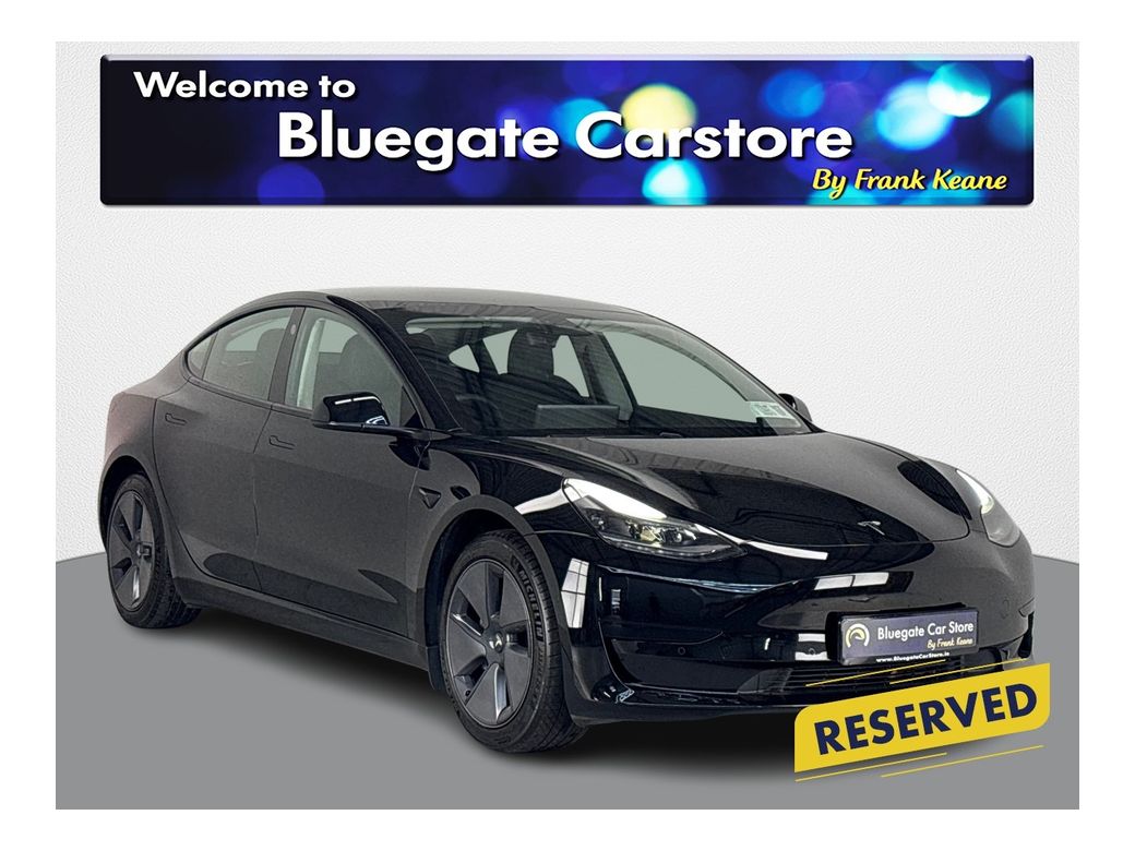 Image for 2022 Tesla Model 3 RWD 4DR AUTO**BLACK LEATHER INTERIOR**TOUCH SCREEN INFOTAINMENT**REVERSE CAMERA**PARKING SENSORS**HEATED SEATS FRONT & REAR**18"ALLOYS**KEYLESS ENTRY/START**PANORAMIC ROOF**FINANCE ARRANGED**