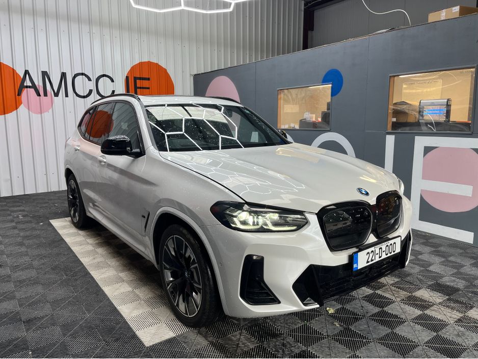 Image for 2022 BMW iX3 €35950 2022 BMW IX3 M-SPORT AUTOMATIC / CRUISE CONTROL / 360° CAMERA / ELECTRIC MEMORY & HEATED SEATS / PANORAMIC SUNROOF / APPLE CARPLAY / AMBIENT LIGHTS 