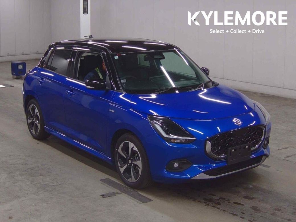 Image for 2024 Suzuki Swift 1.2 HYBRID AUTOMATIC - MZ SPEC (HIGH SPEC) - UPGRADED 16'' ALLOYS - APPLE CARPLAY - CRUISE CONTROL - PADDLE SHIFT - TWO TONE BLUE/BLACK