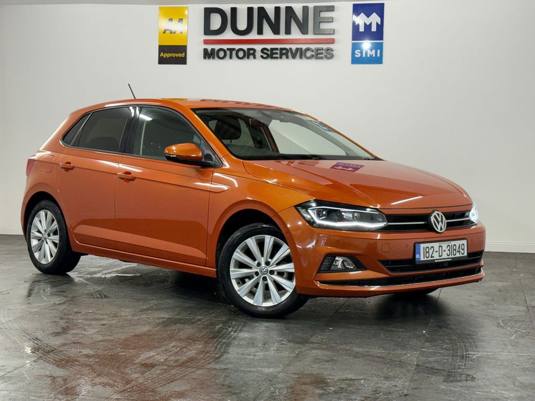 Image for 2018 Volkswagen Polo **HIGHLINE MODEL**VERY LOW MILEGE **APPLE CAR PLAY **ANDROID CAR PLAY **2 KEYS **16'' BRUSHED SILVER WHEELS **MULTI FUNCTION STEERING WHEEL **AUTO HEAD LIGHTS **AUTO WIPERS **BLACK FABRIC SEATS **