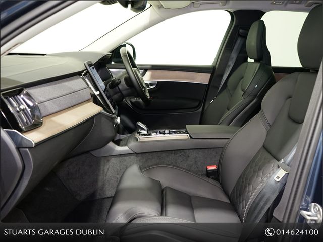Image for 2025 Volvo XC90 PLUS DARK: DENIM BLUE WITH BLACK LEATHER, PANORAMIC ROOF, AIR SUSPENSION, HARMAN KARDON, MEMORY SEATS, 360 CAMERA
