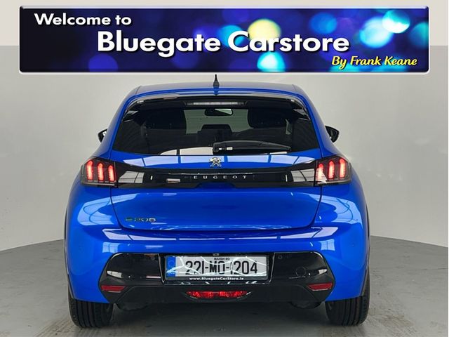 Image for 2022 Peugeot 208 ALLURE 136BHP 50 KWH**MULTIFUNCTIONAL STEERING WHEEL**REVERSE CAMERA**PARKING SENSORS**HALF CLOTH HALF LEATHER INTERIOR**TOUCH SCREEN MEDIA DISPLAY**SEMI DIGITAL DASH**FINANCE AVAILABLE**