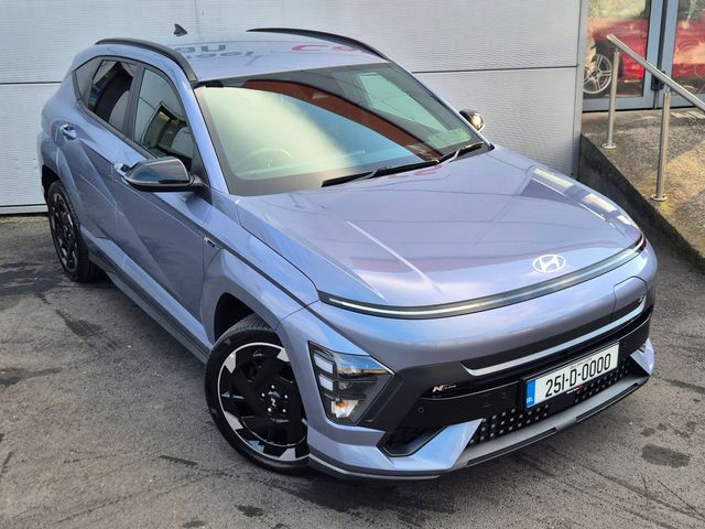 Image for 2025 Hyundai Kona N Line 65kWh Auto (Range 400km) Wireless Phone Charger + Heated Front Seats - First Registered April 2025 - Trade in Price €33, 777