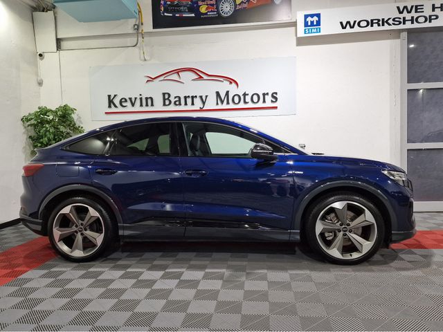 Image for 2024 Audi Q4 e-tron 45 SPORTBACK BLACK EDITION 282BHP (82KWH BATTERY) AUTOMATIC **ONE OWNER / 21" ALLOYS / ADAPTIVE CRUISE / ELECTRIC BOOTLID / FULL LEATHER / HEATED SEATS / SONOS PREMIUM SOUND / REVERSE CAMERA**