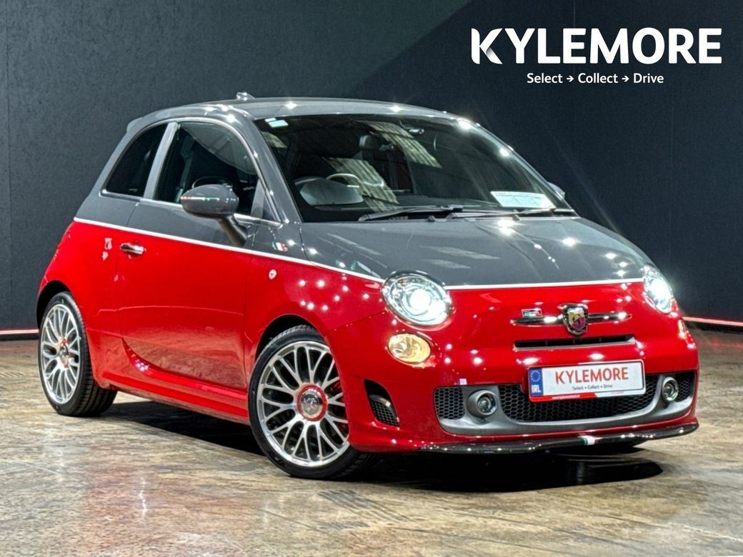 Image for 2016 Fiat Abarth 1.4 T-JET AUTOMATIC - TURISMO EDITION - UPGARDED ALLOYS - BLACK LEATHER - RED/BLACK TWO TONE - REAR CAMERA
