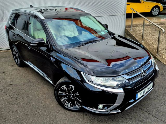 Image for 2017 Mitsubishi Outlander GX-5H 2.0 Petrol Plug-In Hybrid Automatic (200bhp) 18” Alloys, Cream Leather Seats, Heated Seats, Heated Steering Wheel, Camera