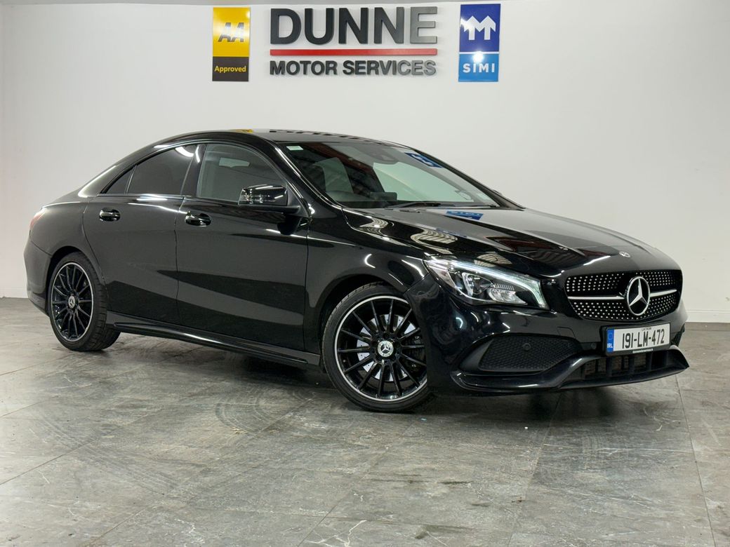 Image for 2019 Mercedes-Benz CLA Class **4 MATIC **AMG **NIGHT EDITION **187 BHP **MULTIPLE DRIVING MODES **18'' DIAMOND CUT WHEELS **HEATED FULLY ELECTRIC SEATS **HALF LEATHER HALF ALCANTARA SEATS **AMBIANT INTERIOR LIGHTING **