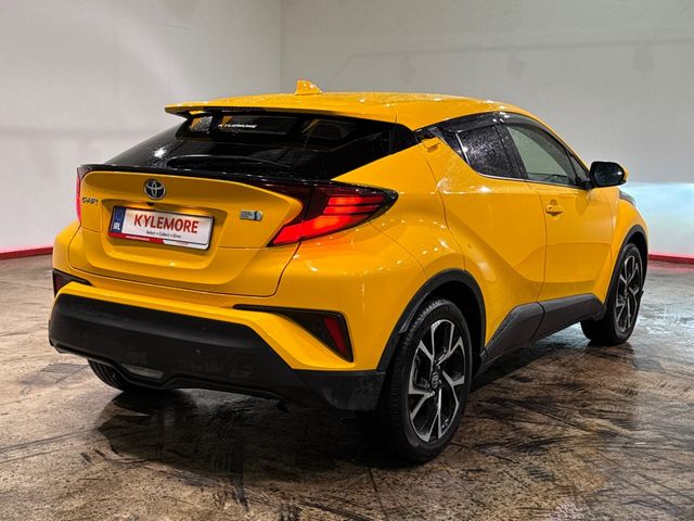 Image for 2022 Toyota C-HR 1.8 HYBRID AUTOMATIC - G EDITION - HALF BROWN LEATHER - UPGRADED ALLOYS - CRUISE CONTROL - HEATED SEATS - BLIND SPOT MONITORING - TOYOTA SAFETY SENSE - REAR CAMERA