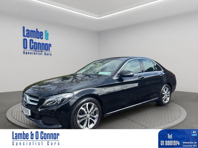 Image for 2016 Mercedes-Benz C Class C 220 D SPORT AUTO * OBSIDIAN BLACK / BLACK LEATHER * REAR-VIEW CAMERA * SAT NAV * HEATED SPORTS SEATS * SERVICE HISTORY * 