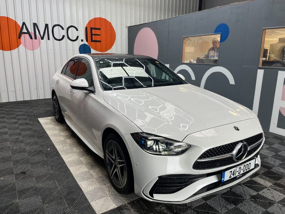 Image for 2024 Mercedes-Benz C Class 2024 MERCEDES-BENZ C350E SPORTS 2.0 AUTOMAIC / CRUISE CONTROL / 360 CAMERA / ELECTRIC MEMORY & HEATED SEATS / PADDLE SHIFTERS / PANORAMIC SUNROOF / AMBIENT LIGHTS / APPLE CARPLAY AND MORE