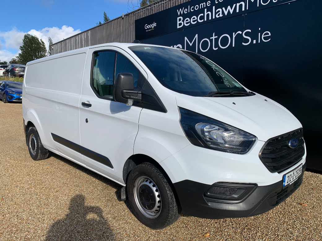 Image for 2021 Ford Transit Custom 2.0 TDCI 105 PS LWB VAN // PRICE EXCL. VAT // GREAT CONDITION // LOW MILEAGE // ONE OWNER // 