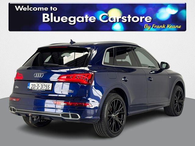 Image for 2020 Audi Q5 2.0 TFSI S LINE COMP 55 367BHP**NEW 21"ALLOYS**BLACK LEATHER INTERIOR**FRONT HEATED ELECTRIC SEATS**PARKING SENSORS**BLUETOOTH**ELECTRIC TAILGATE**KEYLESS START**DRIVE SELECT MODES**FINANCE ARRANGED**
