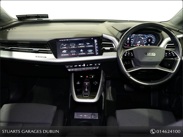 Image for 2023 Audi Q4 e-tron “40 – BIGGER BATTERY* Q4 E-TRON SPORT SPORTBACK COUPE: PEBBLE GREY, HEADS-UP DISPLAY, 19” DIAMOND CUT ALLOYS, ANDROID AUTO, HEATED SEATS